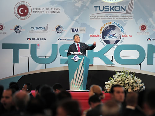 Cumhurbaşkanı Gül, "Türkiye-Dünya Ticaret Köprüsü 2012" Toplantısına Katıldı